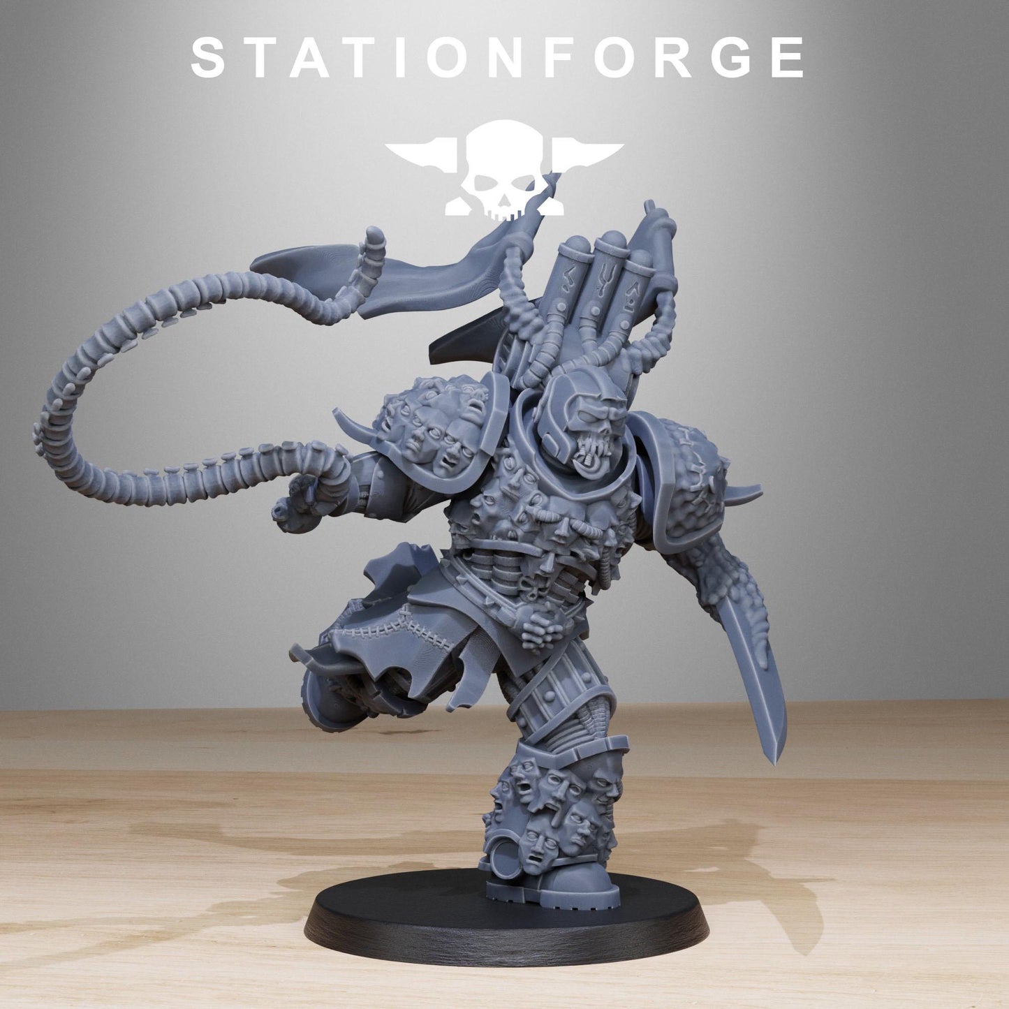 3D Printed Corrupted Socratis Punishers by StationForge Miniatures