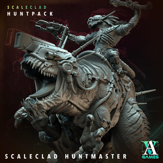 3D Printed Scaleclad Huntmaster by Archvillain Games