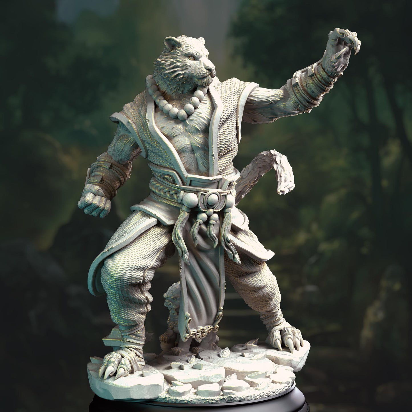 3D Printed Tiger Monk by DM Stash