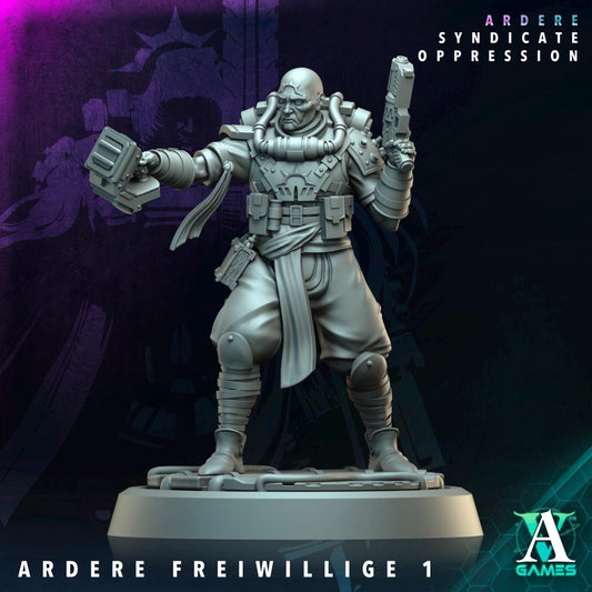 3D Printed Ardere Freiwillige by Archvillain Games