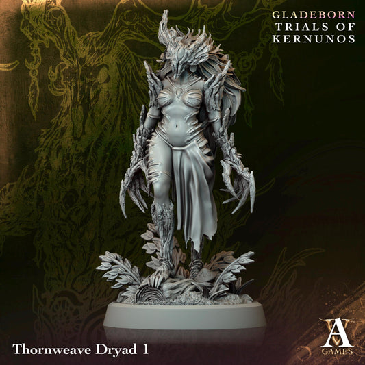 3D Printed Thornweave Dryads by Archvillain Games