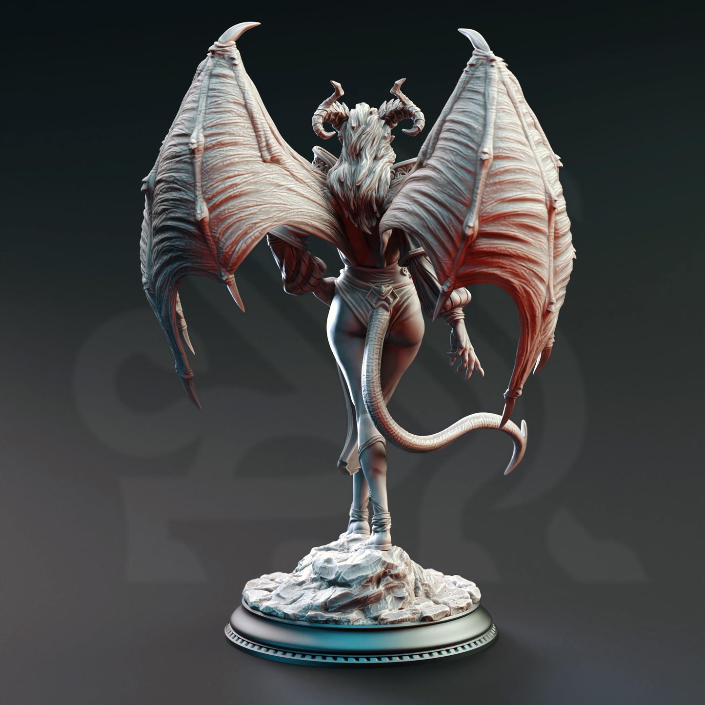 3D Printed Succubus of Broken Oaths by DM Stash