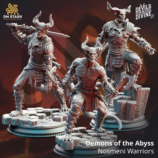 3D Printed Devil Warriors of the Hells by DM Stash