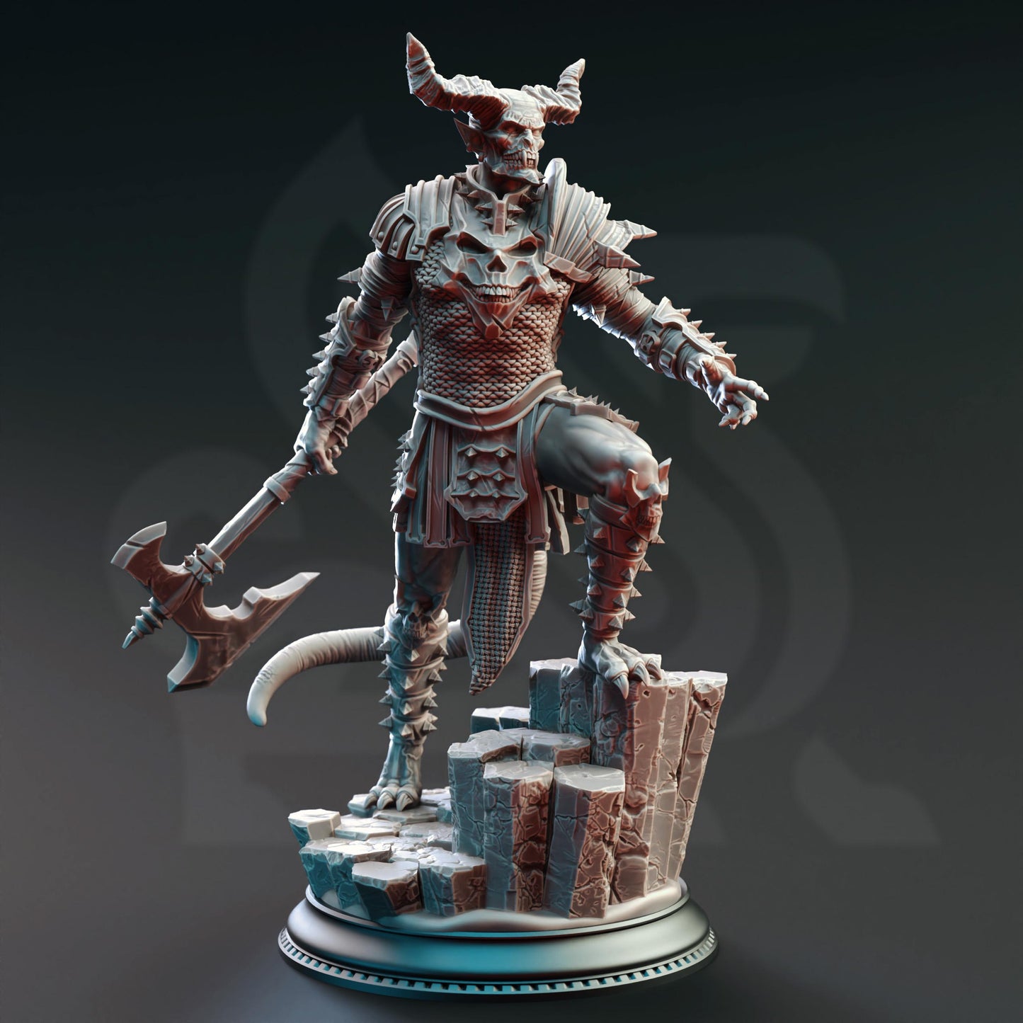 3D Printed Devil Warriors of the Hells by DM Stash