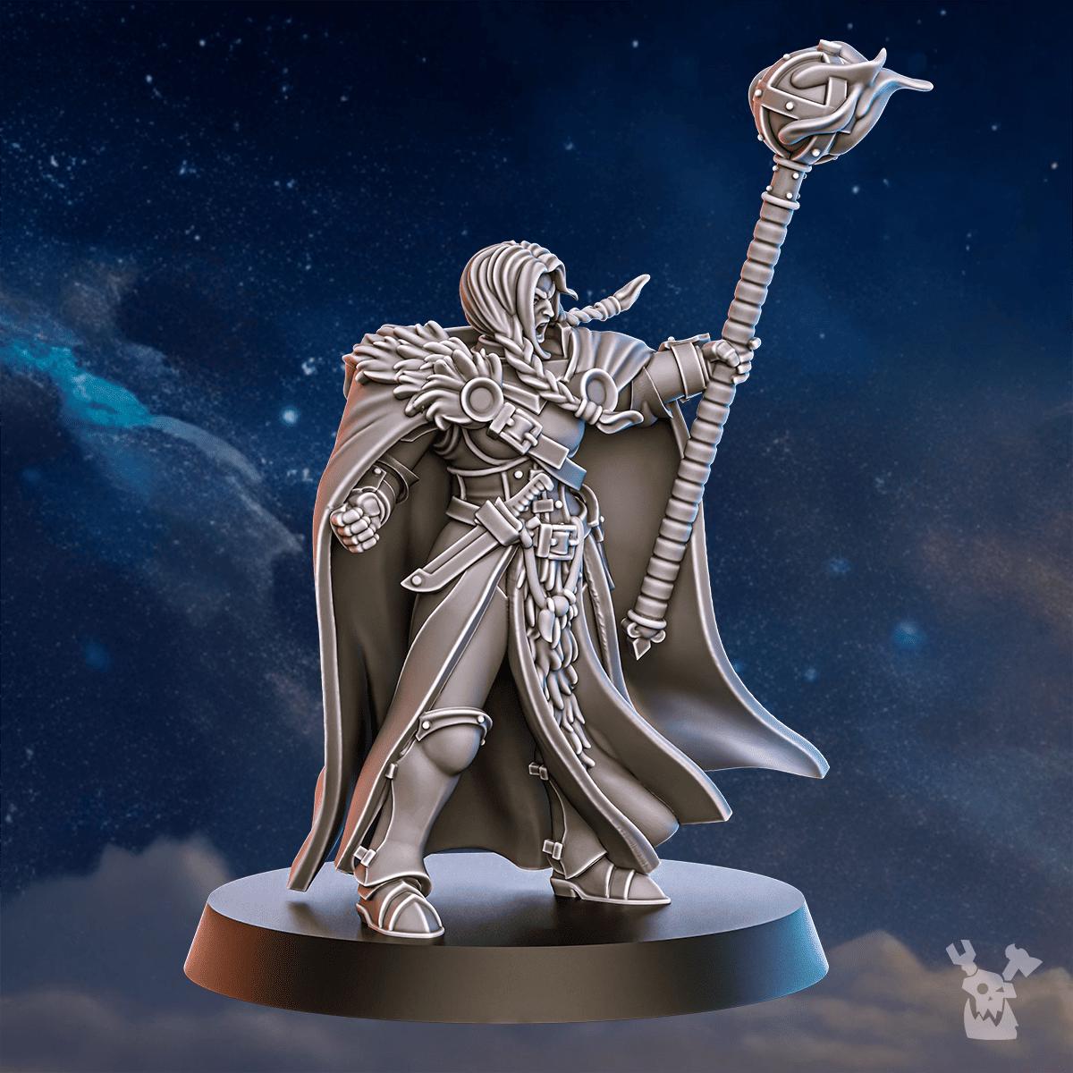 3d Printed Blackhide Tribe Signalist by DakkaDakka Miniatures