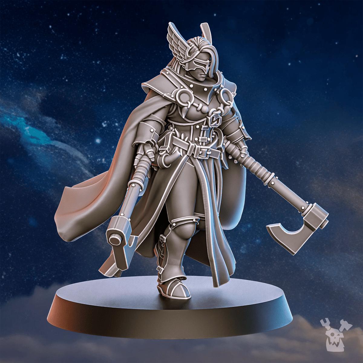 3d Printed Blackhide Dueling Champion by DakkaDakka Miniatures