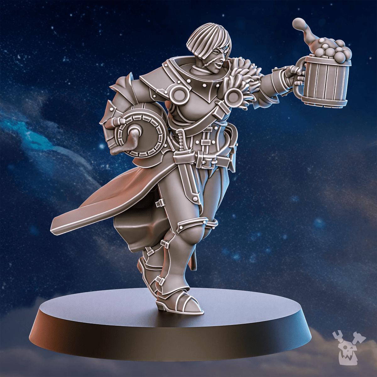 3d Printed Blackhide Brewmaster by DakkaDakka Miniatures