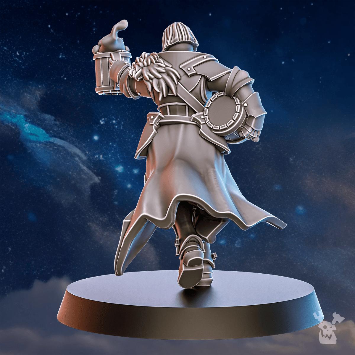 3d Printed Blackhide Brewmaster by DakkaDakka Miniatures