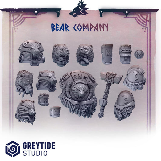 3d Printed Primal Hounds Bear Company Upgrade Kit by Greytide Studio