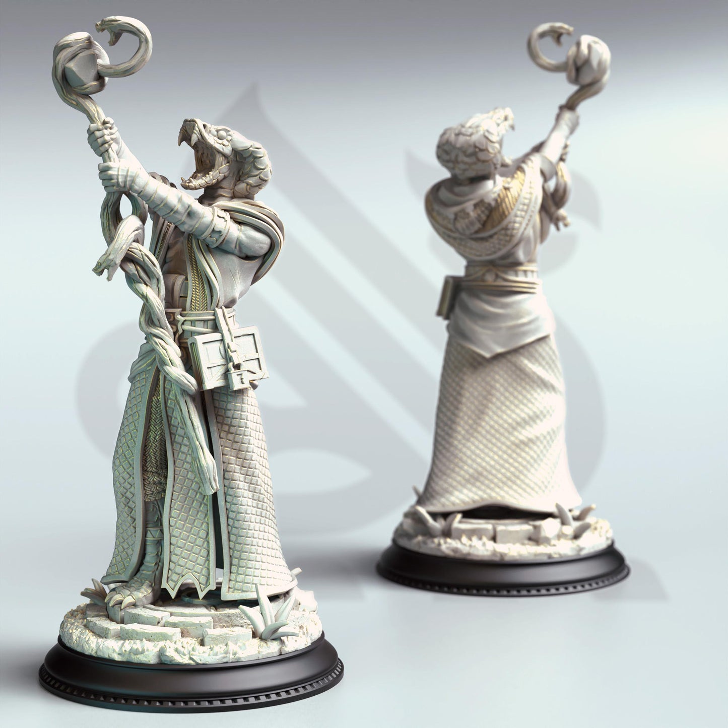 3D Printed Yuan-Ti Cultists by DM Stash