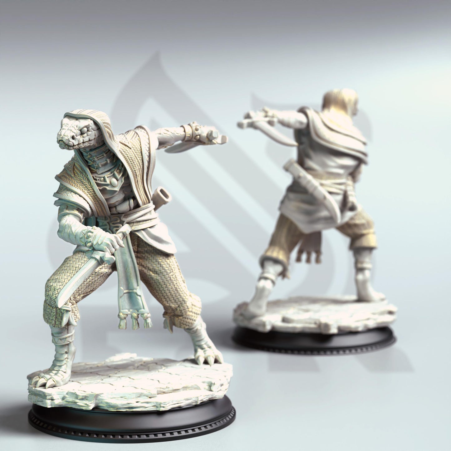 3D Printed Yuan-Ti Cultists by DM Stash