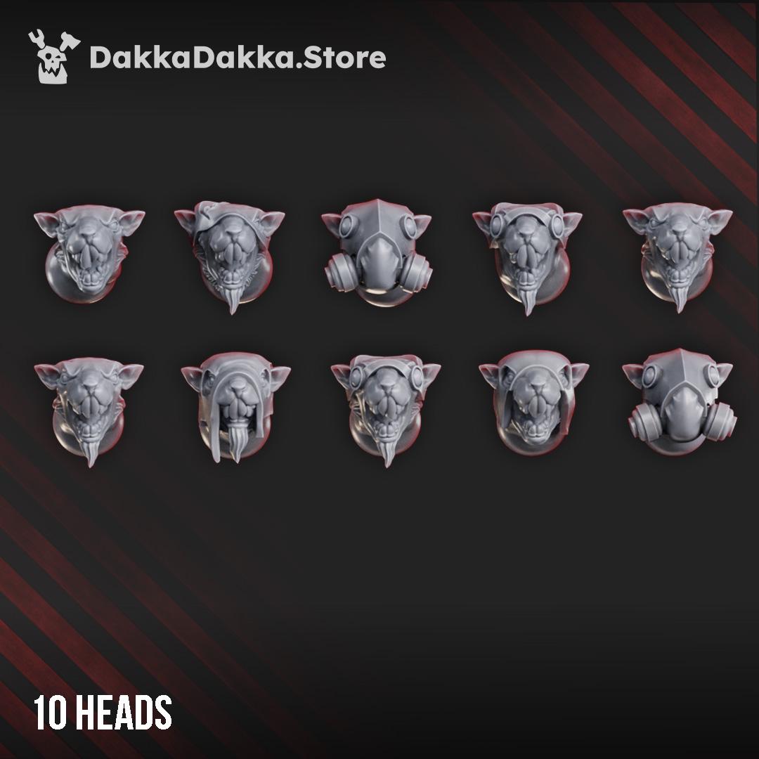 3D Printed Rat Miner Swarm by DakkaDakka Miniatures