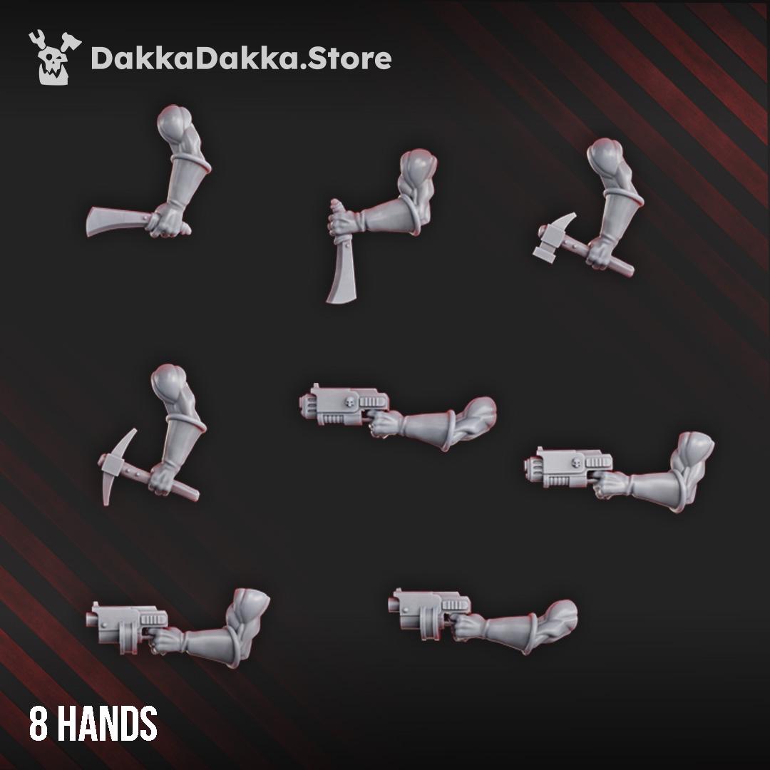 3D Printed Rat Miner Swarm by DakkaDakka Miniatures