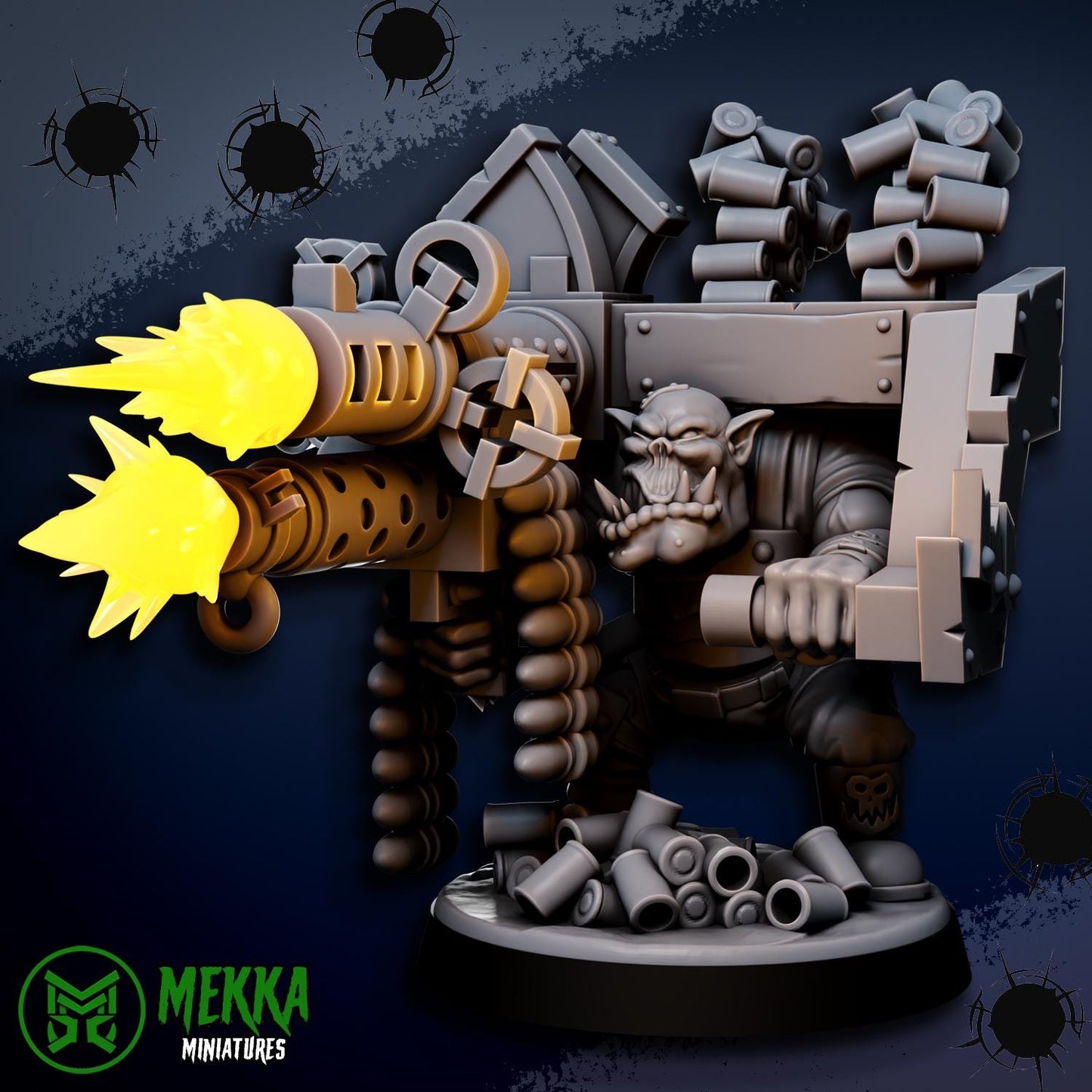 3d Printed Giant Shoota Orc by Mekka Miniatures