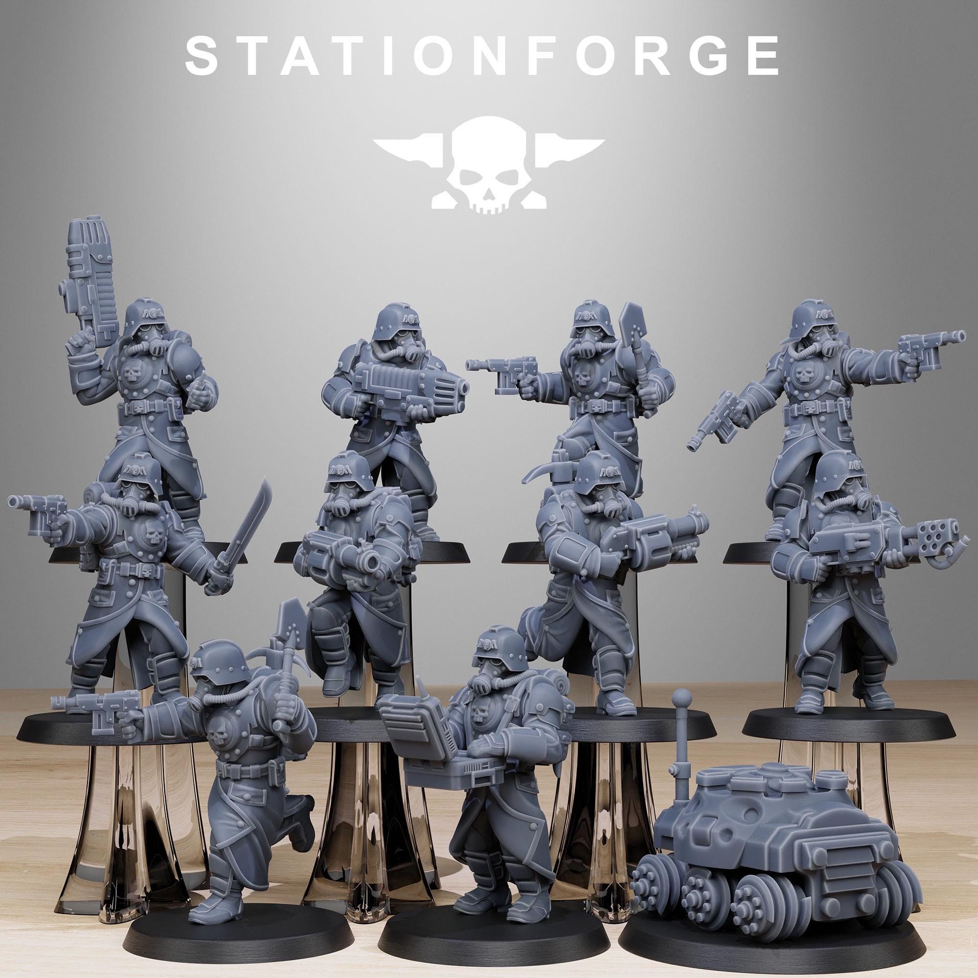 3D Printed GrimGuard Bombardiers by StationForge Miniatures – Last Hope ...