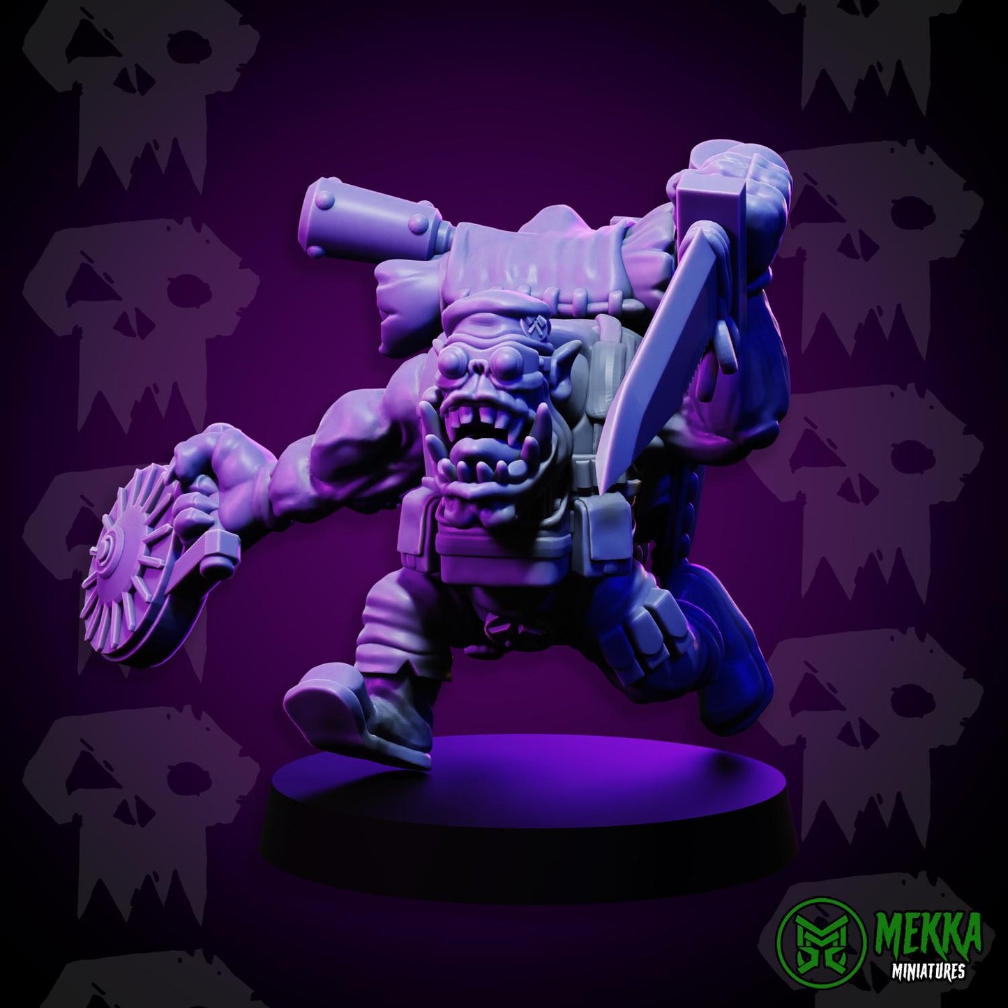 3d Printed Orc Commando Set by Mekka Miniatures