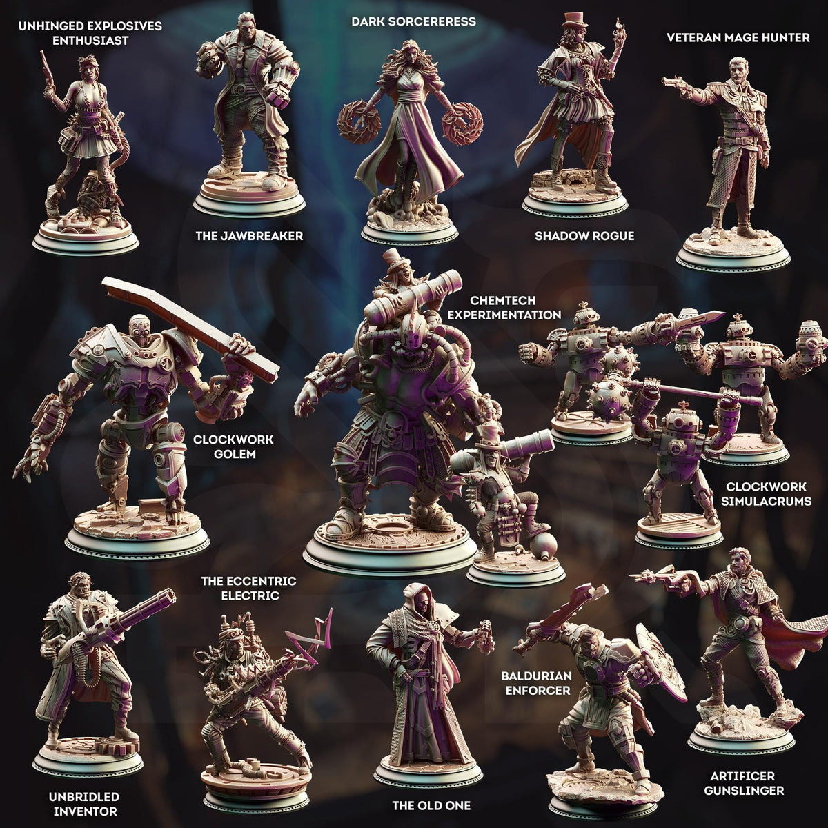 Simulacrums Deviantart 3D Printed Clockwork Simulacrums by DM Stash – Last Hope Miniatures