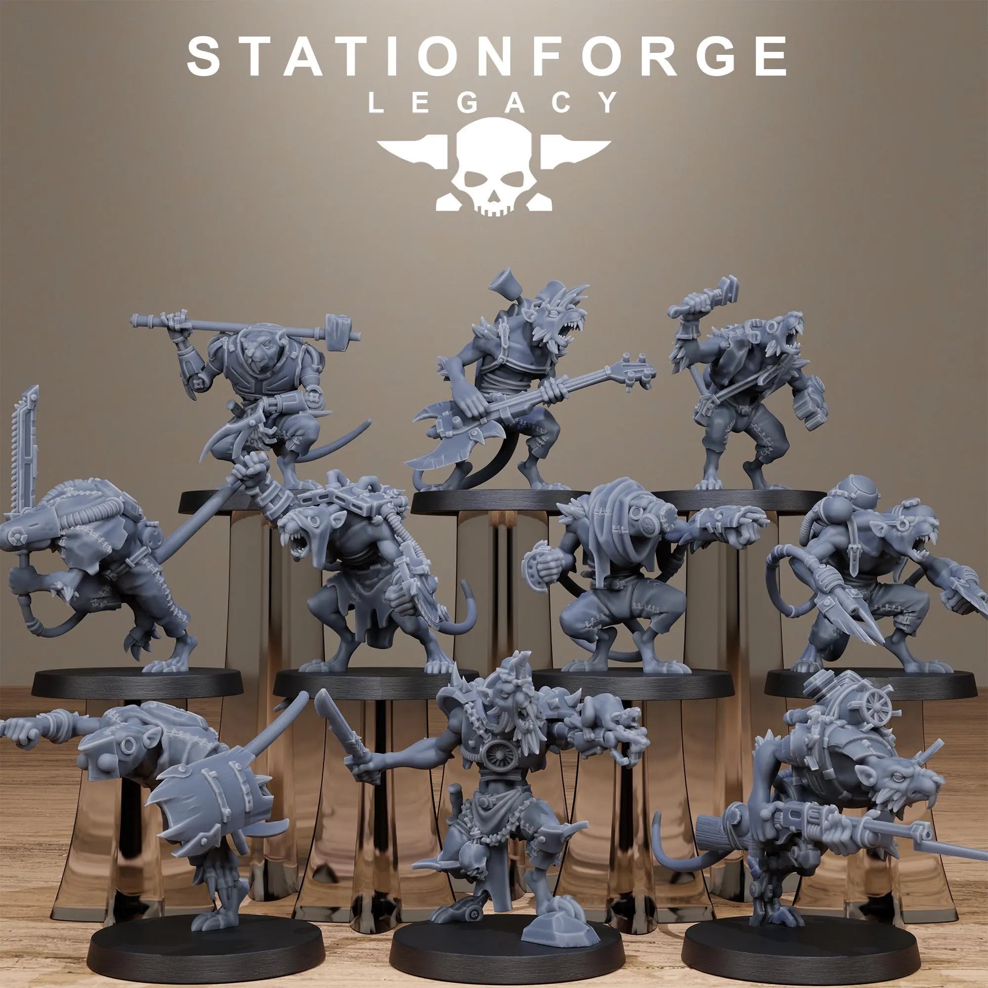 3D Printed Rotfang Infantry by Stationforge Legacy Miniatures – Last ...