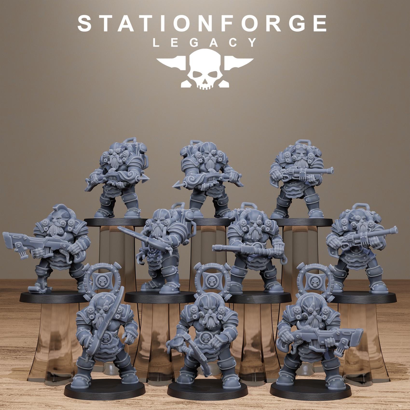 3D Printed Ironvale Infantry by StationForge Miniatures – Last Hope ...