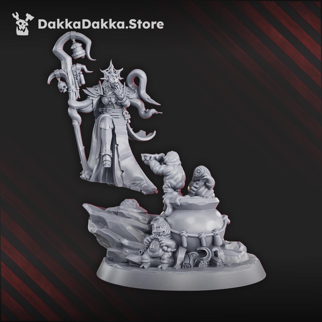 3D Printed Phoebe the Unholy Well by DakkaDakka Miniatures
