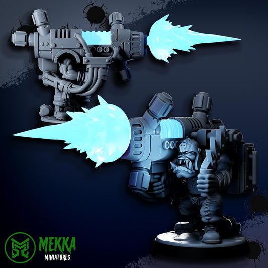 3d Printed Ork Plasma Shoota by Mekka Miniatures