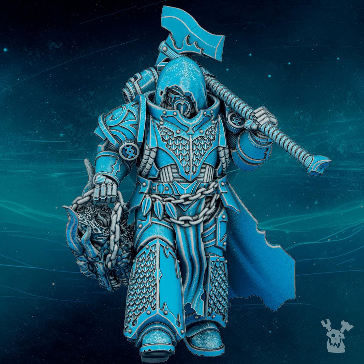 3d Printed Scylla Beast Hunter by DakkaDakka Miniatures