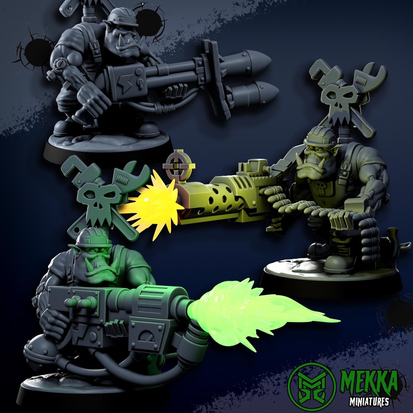 3d Printed Ork Giant Shoota by Mekka Miniatures
