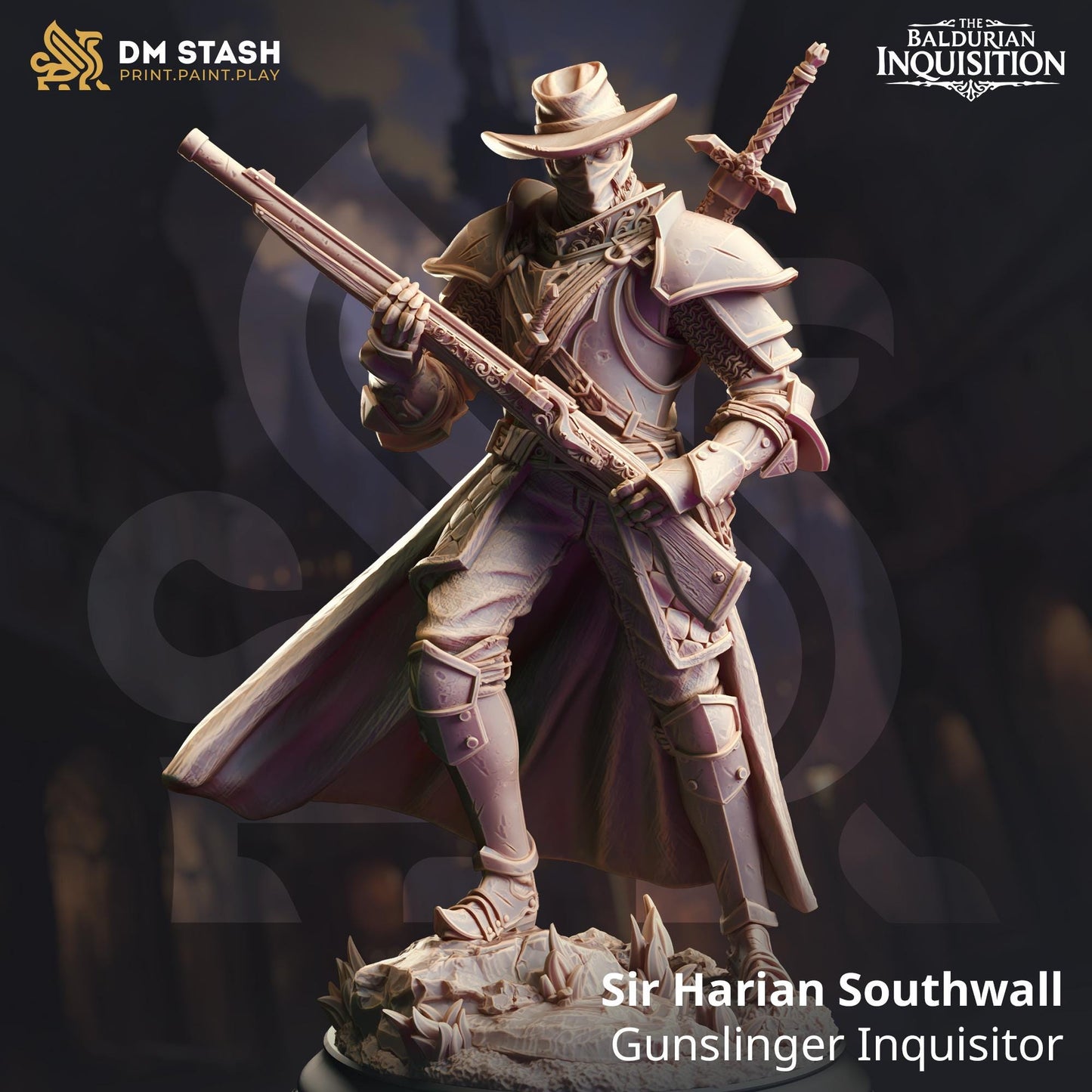 3D Printed Inquisition Gunslinger by DM Stash