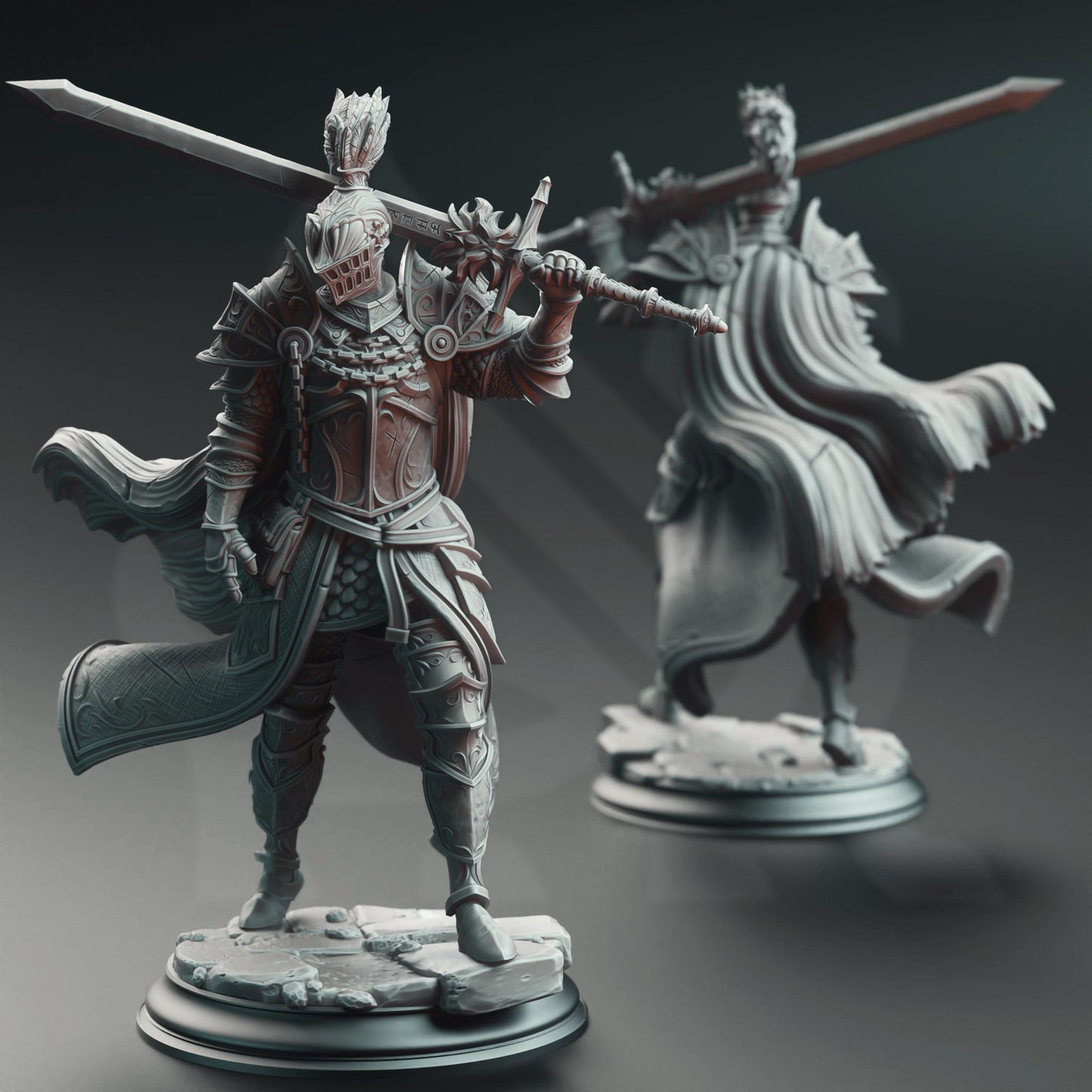 3D Printed Knight of the Dusk by DM Stash