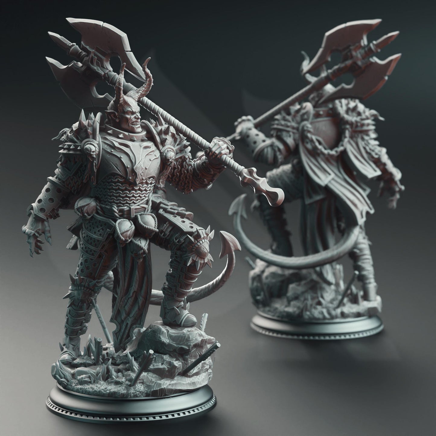 3D Printed Knight of the Hells by DM Stash