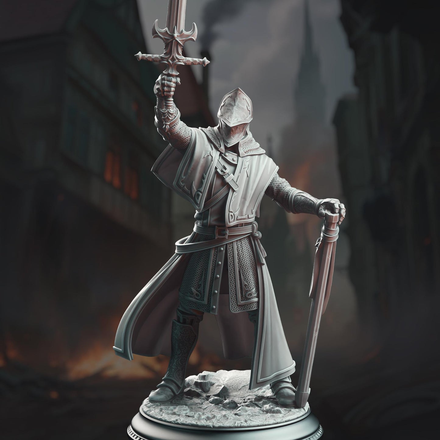 3D Printed Priest Knight by DM Stash