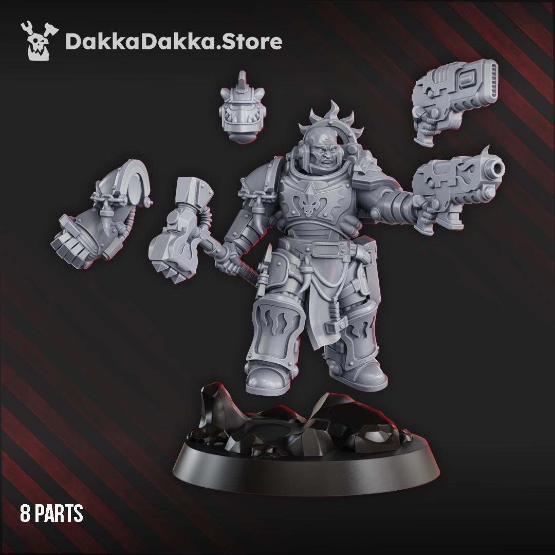 3D Printed Lieutenant Argus Sauros by DakkaDakka Miniatures