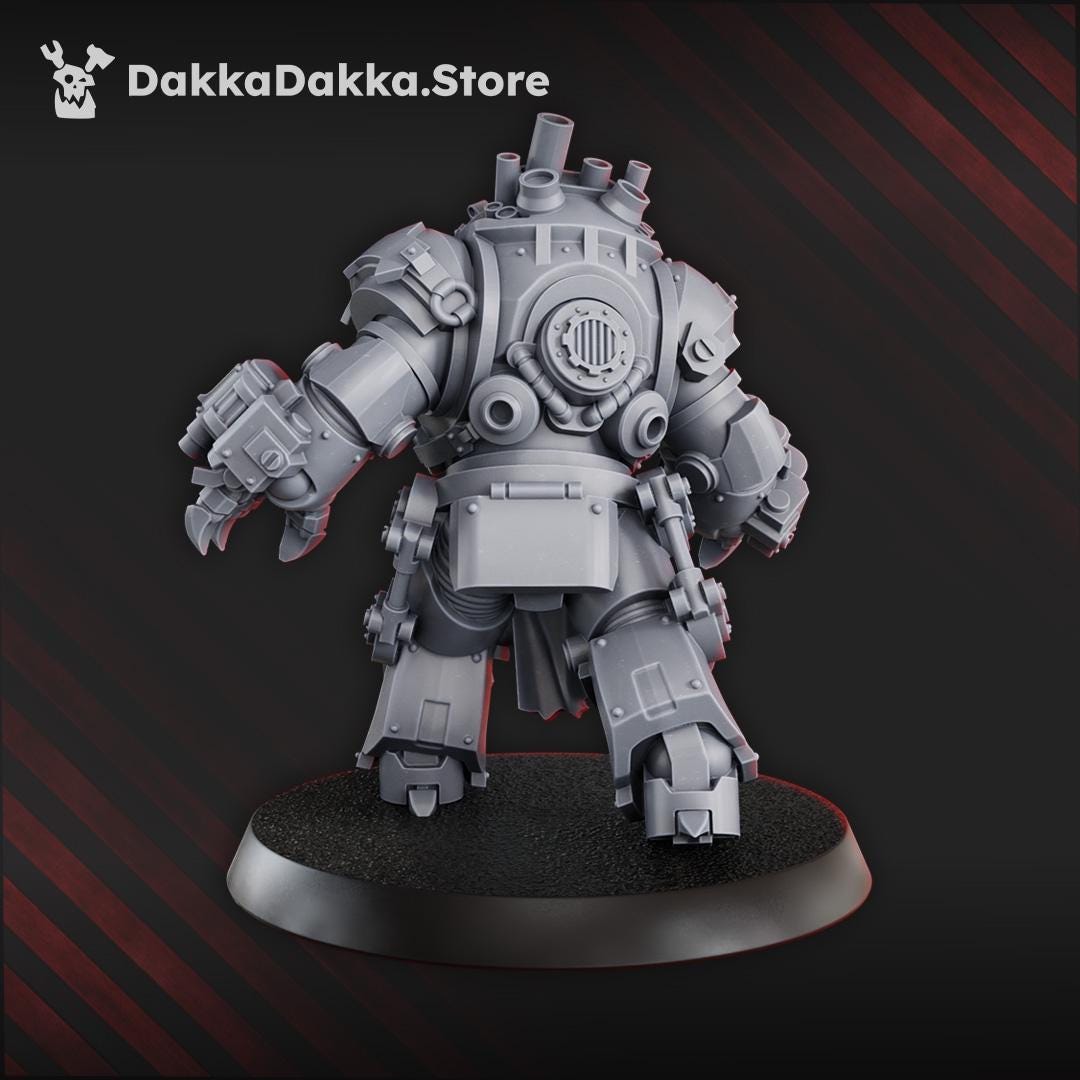 3d Printed Gorgwork Mechdread by DakkaDakka Miniatures