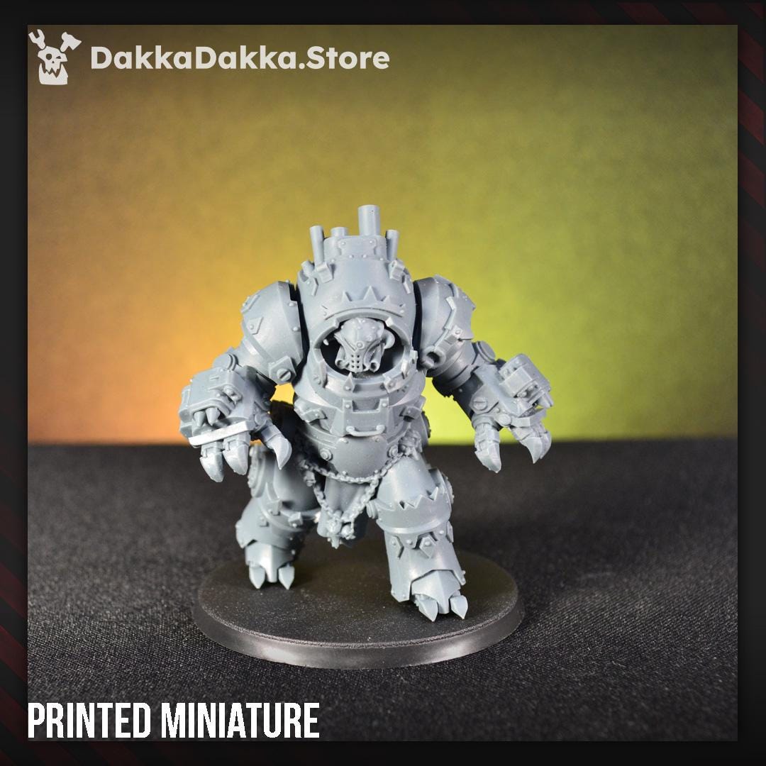 3d Printed Gorgwork Mechdread by DakkaDakka Miniatures