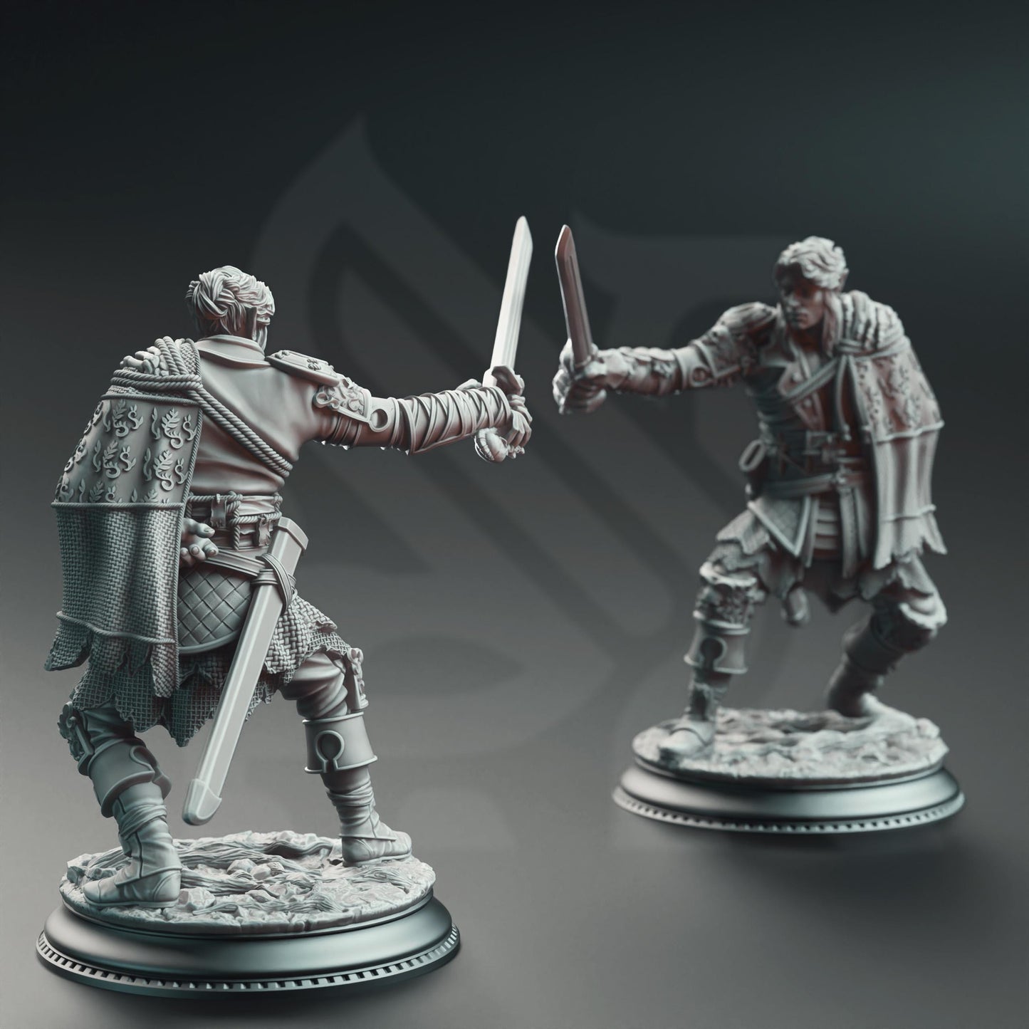 3D Printed Half Elf Swashbuckler by DM Stash