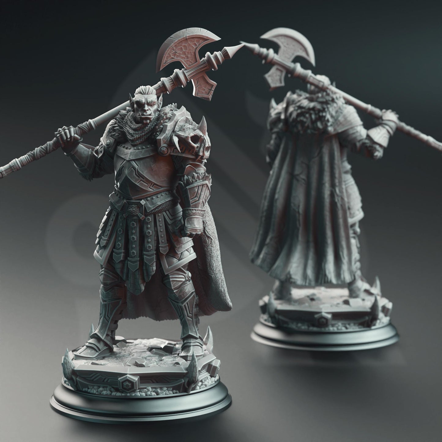 3D Printed Orc Grimdark Knight by DM Stash