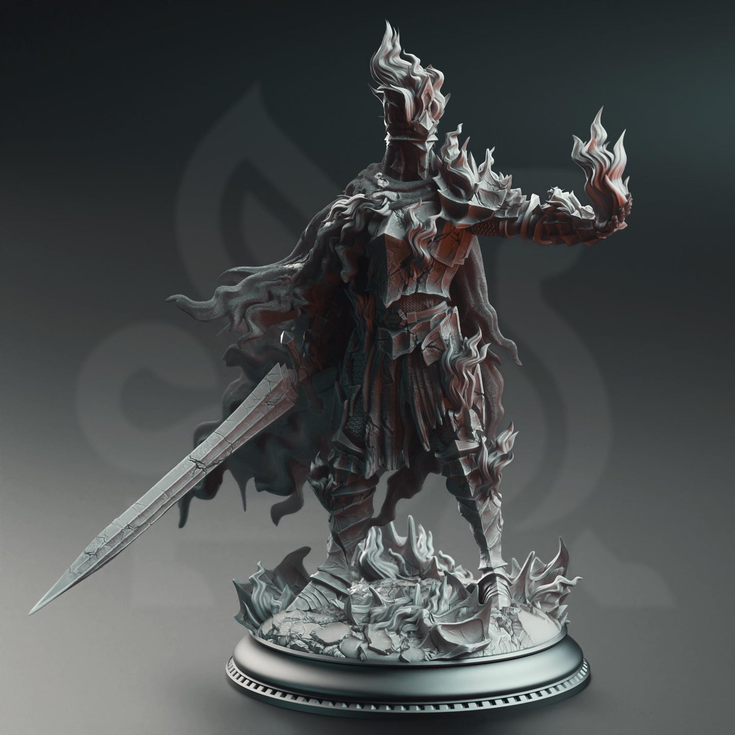 3D Printed The Burning Knight by DM Stash