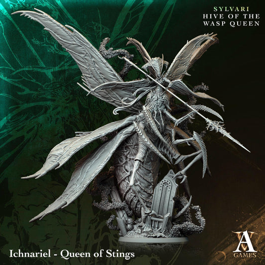 3D Printed Ichnariel - Queen of Stings by Archvillain Games