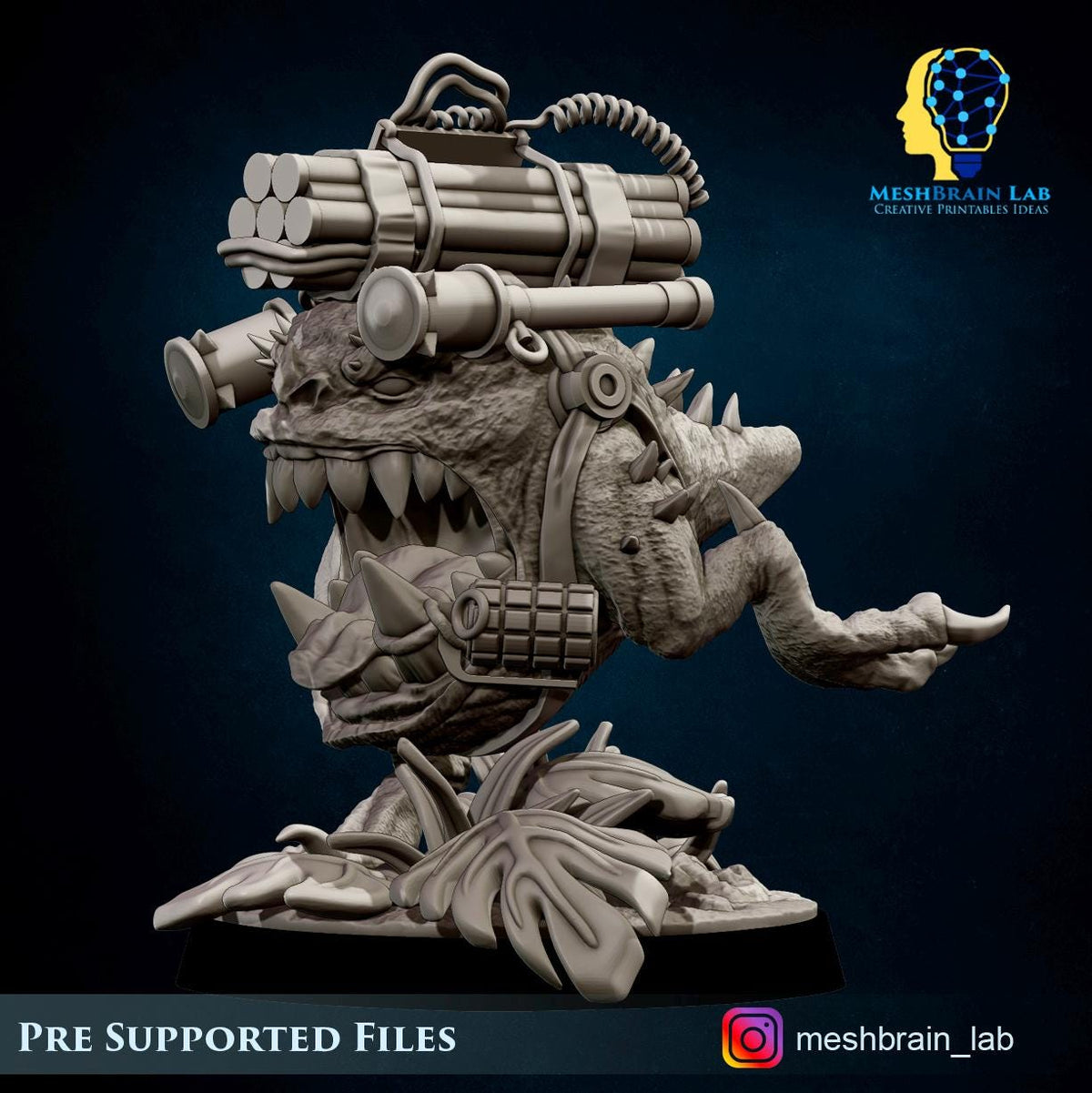 Meshbrain Lab 3d Printed Kommando Pet Bomb by Meshbrain Labs Miniatures – Last Hope ...