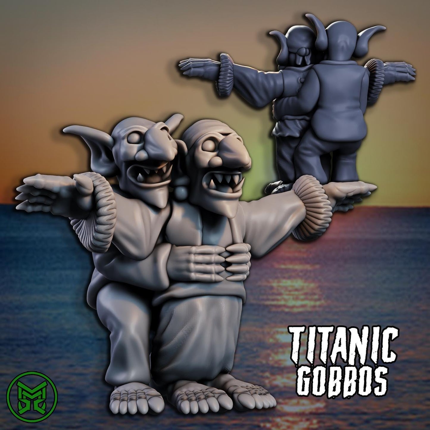 3d Printed Titanic Gobbos by Mekka Miniatures