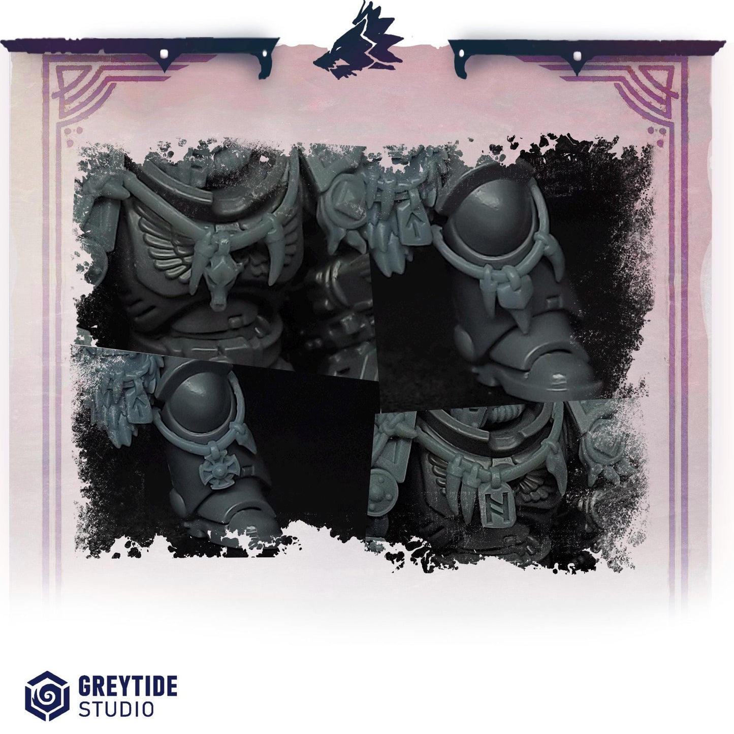 3d Printed Necklaces and Greaves Decorations x10 by Greytide Studio