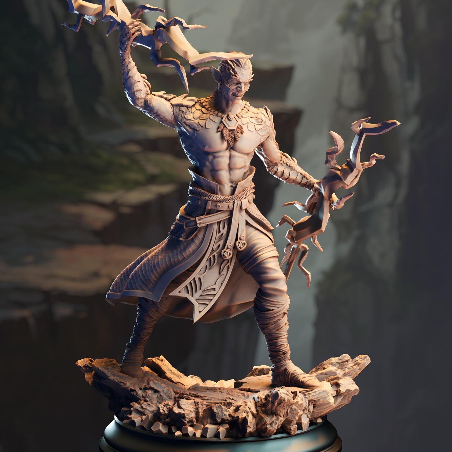 3D Printed Dragonsoul Sorcerer by DM Stash