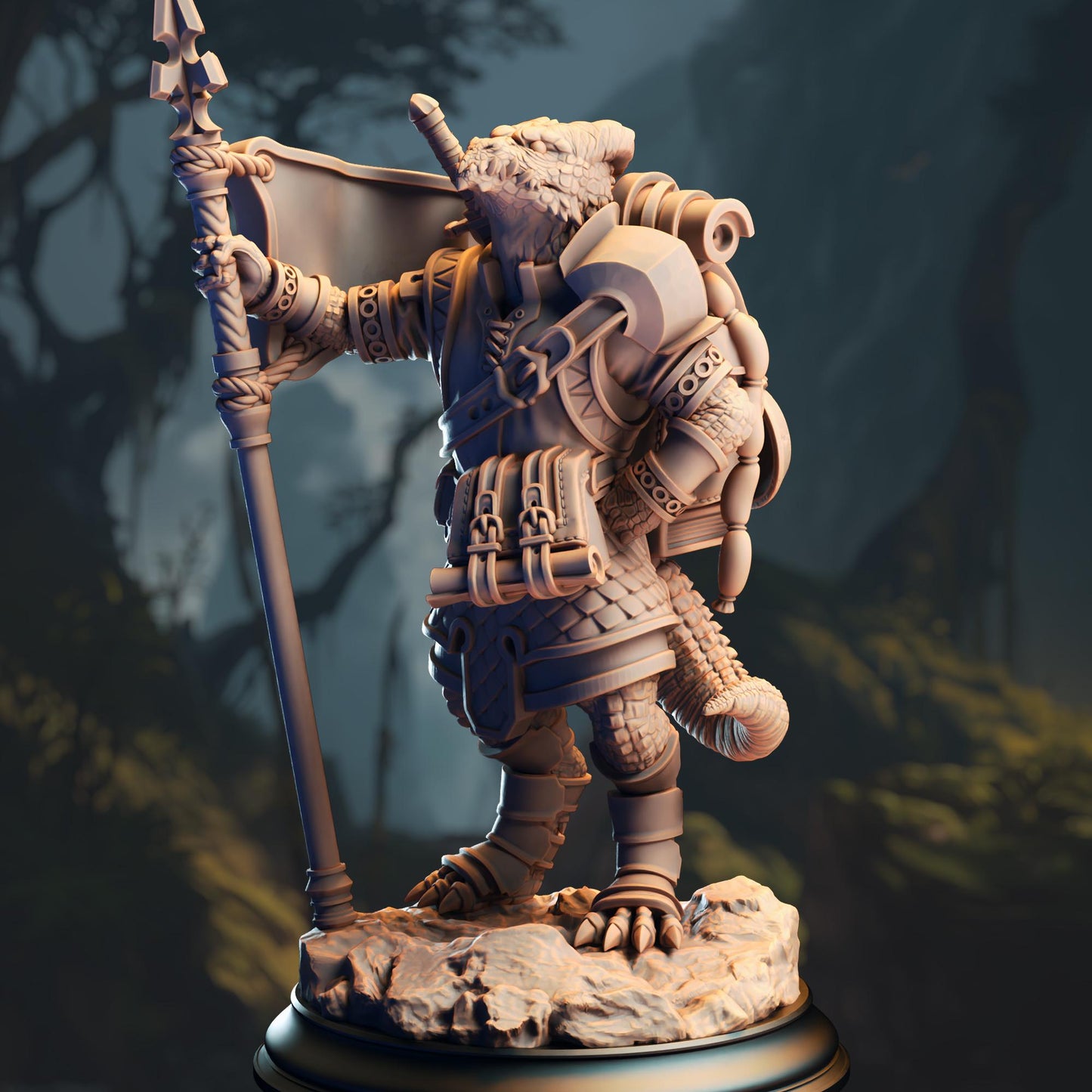 3D Printed Silver Kobold Squire by DM Stash