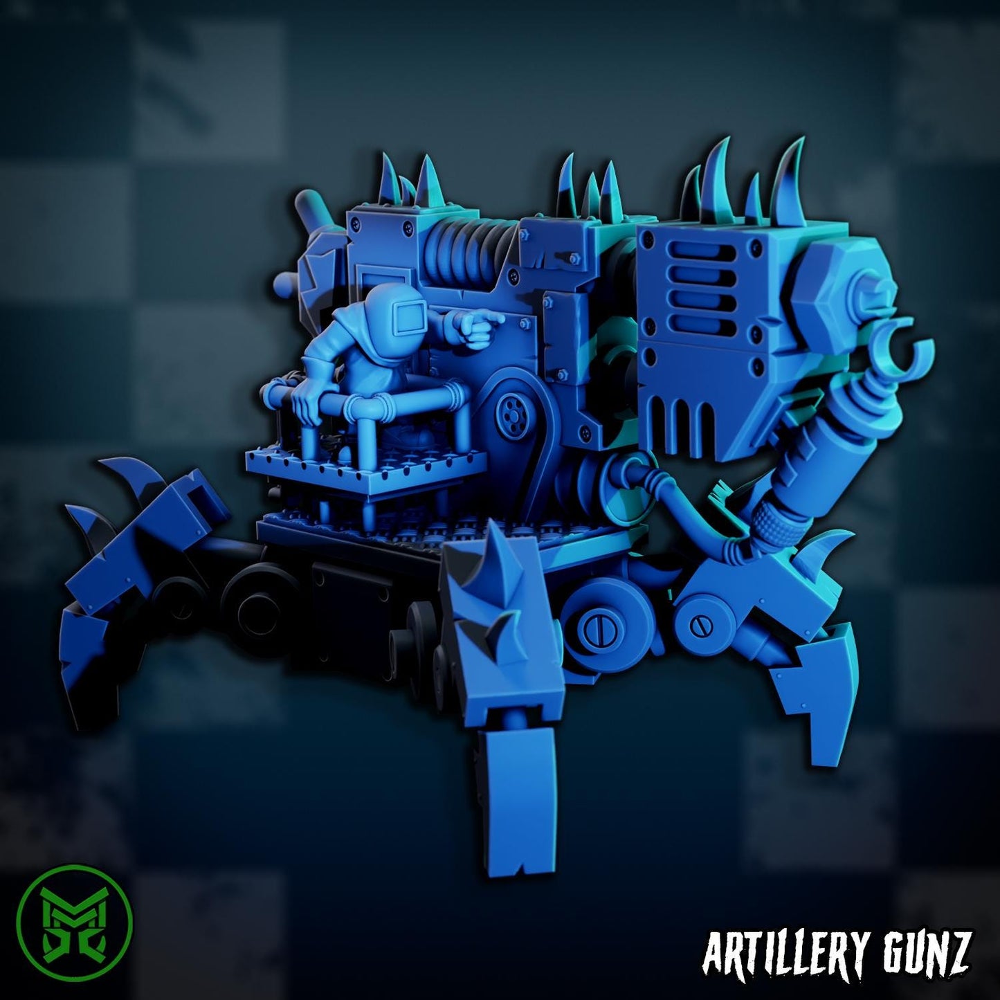 3d Printed Artillery Goblins by Mekka Miniatures