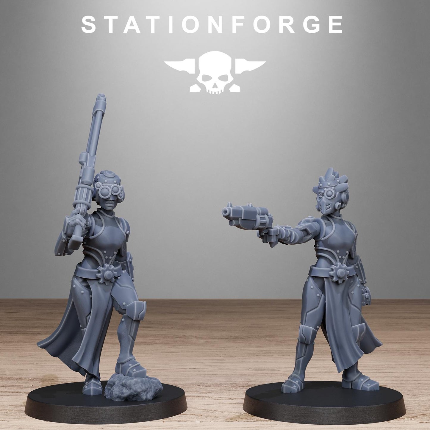 3D Printed Scavenger Sisters x10 by StationForge Miniatures