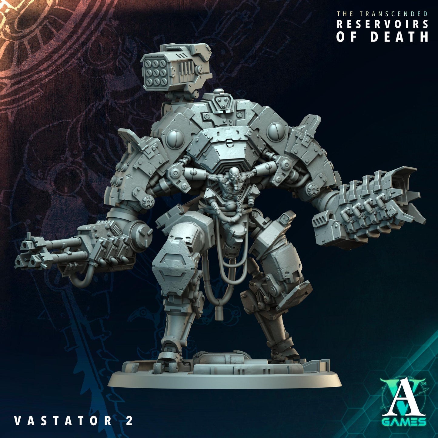 3D Printed Vastators by Archvillain Games