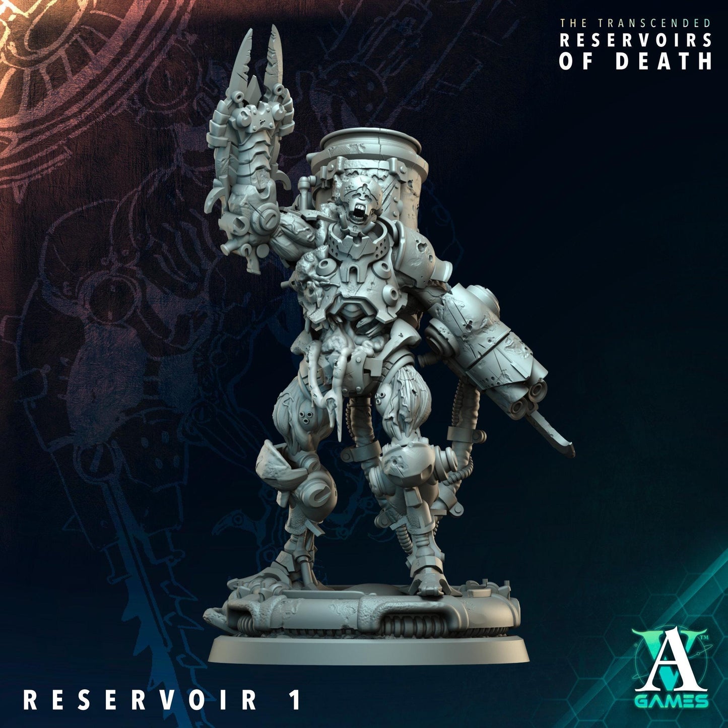 3D Printed Reservoirs by Archvillain Games