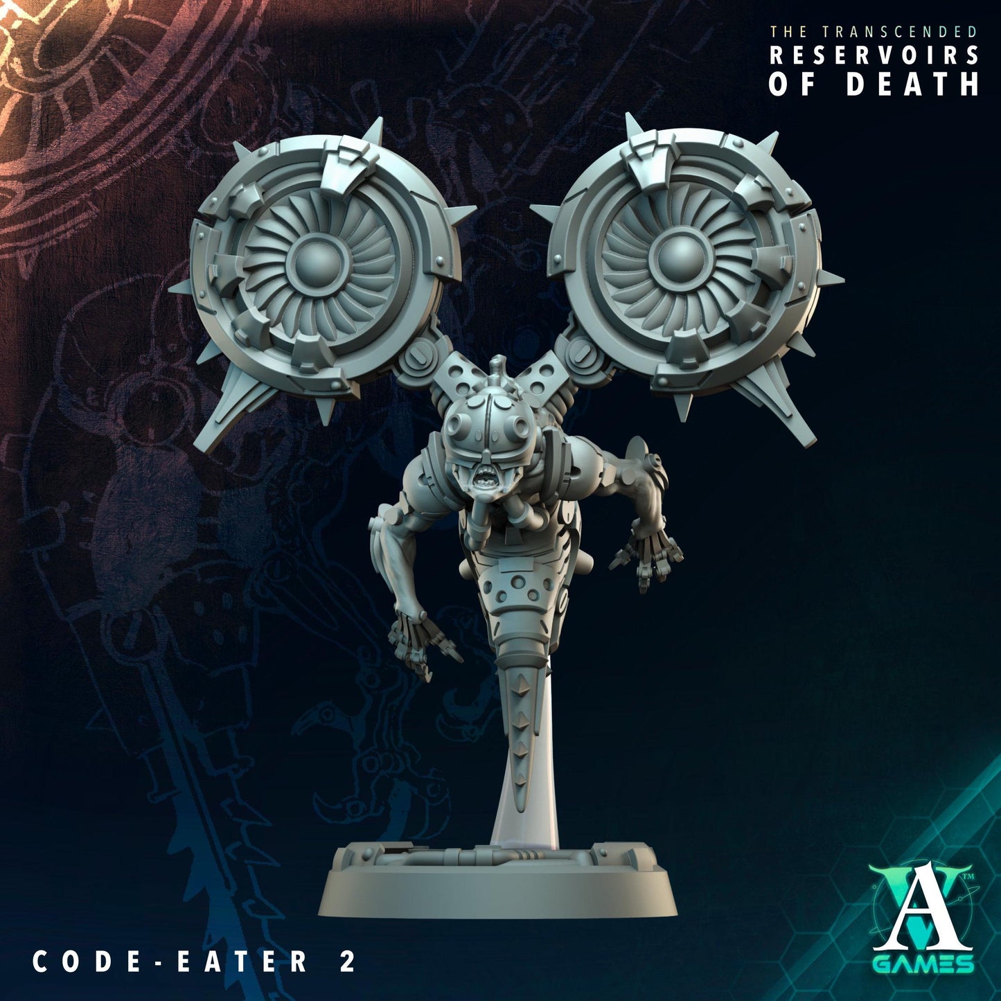 3D Printed Code Eaters x10 by Archvillain Games