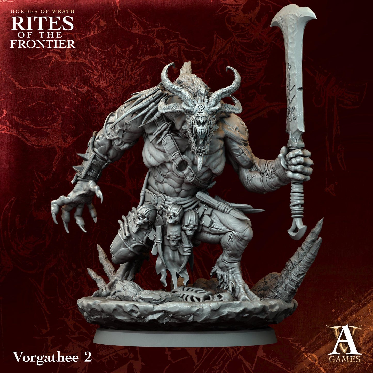 3D Printed Vorgathees by Archvillain Games