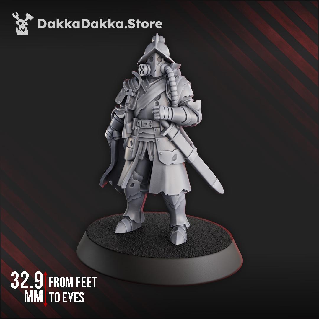 3D Printed Trench Comandante by DakkaDakka Mininatures